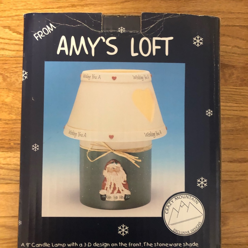 Santa Candleholder
